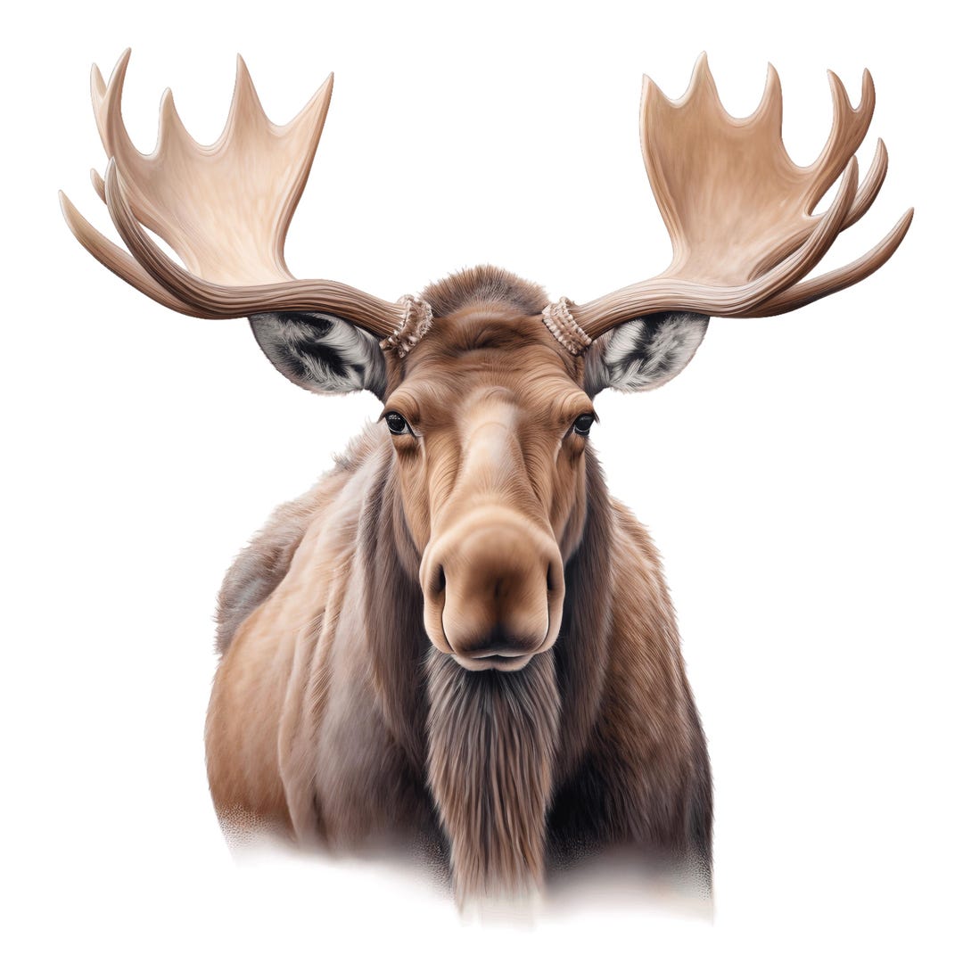 4x Moose Stickers Majestic Car Decals Wilderness Nature Vinyl ...