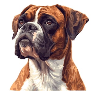 Duitse Boxer Autosticker – Weerbestendige Hondensticker voor Autoruit Laptop – Cadeau-idee voor Boxerfans en Hondenliefhebbers