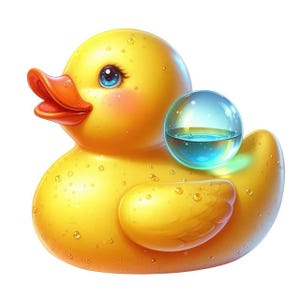 Schattige rubberen eend stickers – grappige rubberen eend muursticker DIY & auto sticker!