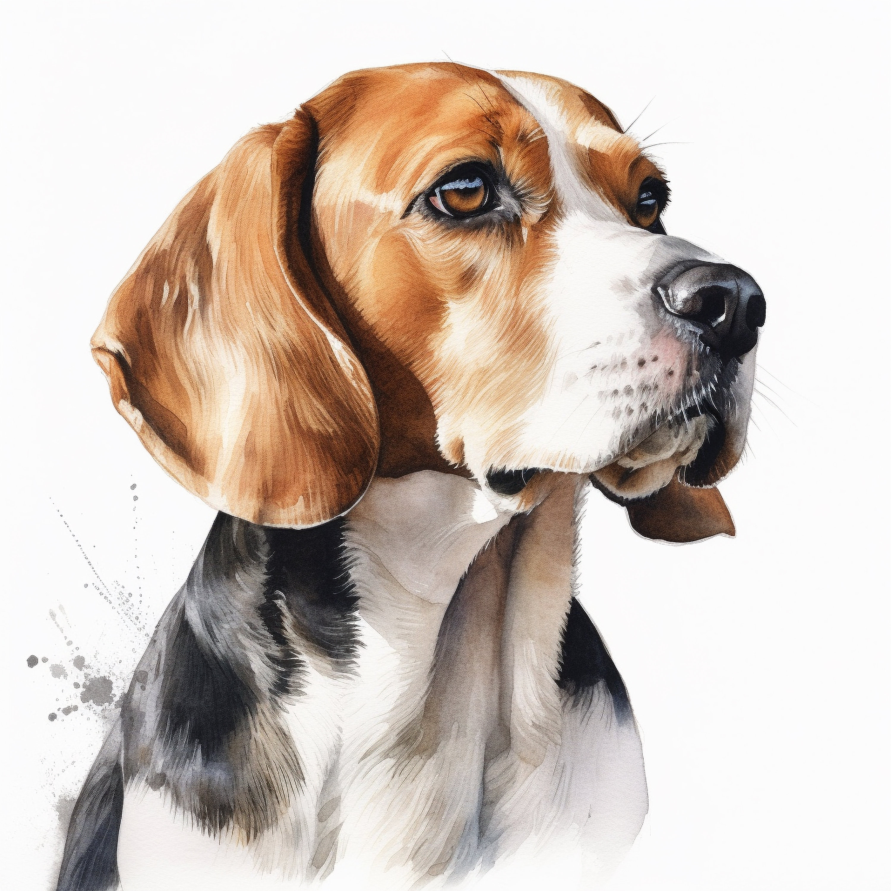 Kfz-Aufkleber - Hund Beagle