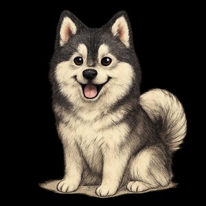 Sticker Pomsky Dog Car Sticker Weatherproof Outdoor Vinyl Sticker Personalizable