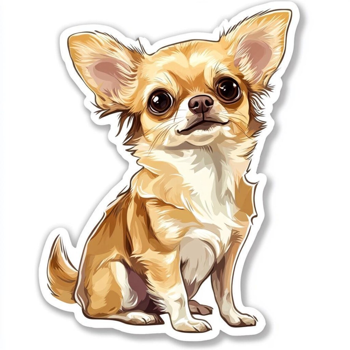Car Sticker Dog Chihuahua – Weatherproof Outdoor Vinyl Sticker Set ...