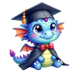 Naklejka Cute Baby Dragon – Fantasy Wall Decal & Car Sticker