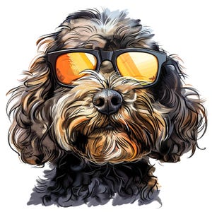 Cockapoo Hund Auto Aufkleber – Wetterfester Hunde Sticker für Auto Fenster Laptop – Geschenkidee für Cockapoo Fans & Hundefreunde