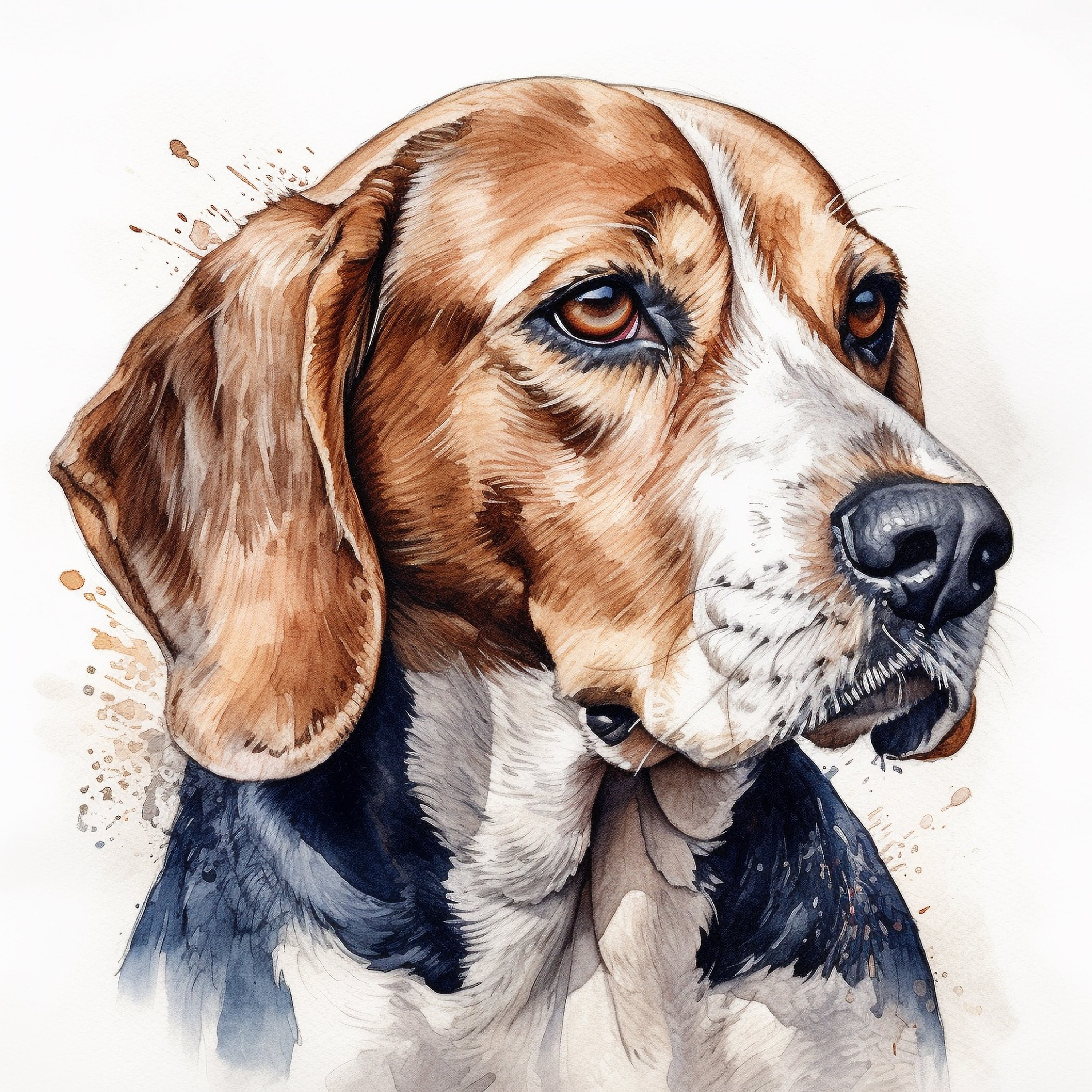 Kfz-Aufkleber - Hund Beagle