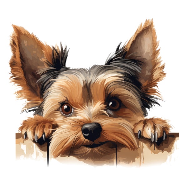 Yorkshire Terrier Auto Aufkleber Hunde Sticker