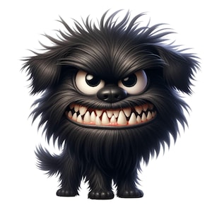 3X Funny grumpy black dog car sticker in cartoon style for cars laptops suitcases animal sticker set for humor fans dog lovers