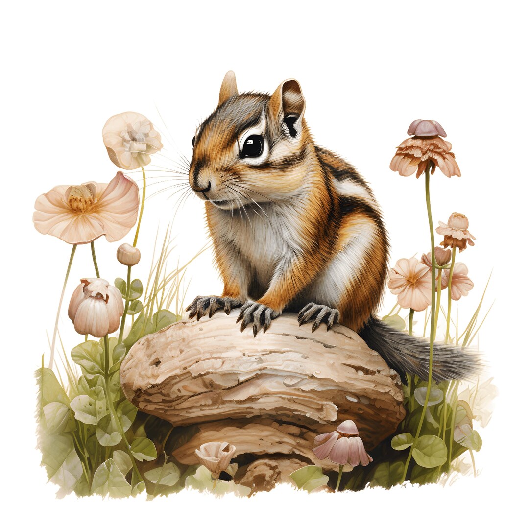 Chipmunk Sticker 5X Chipmunk Stickers Car Decals Woodland Animal Cute Vinyl Waterproof ...