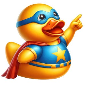 Cute rubber duck stickers – funny rubber duck wall decal DIY & car sticker!