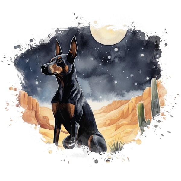 Dobermann Auto Aufkleber Hunde Sticker