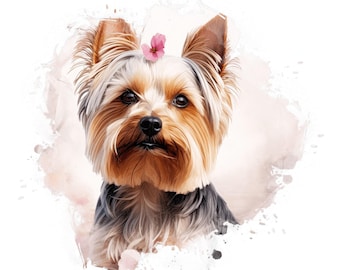 Yorkshire Terrier Car Sticker – Weatherproof Dog Sticker for Car Window Laptop – Gift Idea for Yorkie Fans & Lovers
