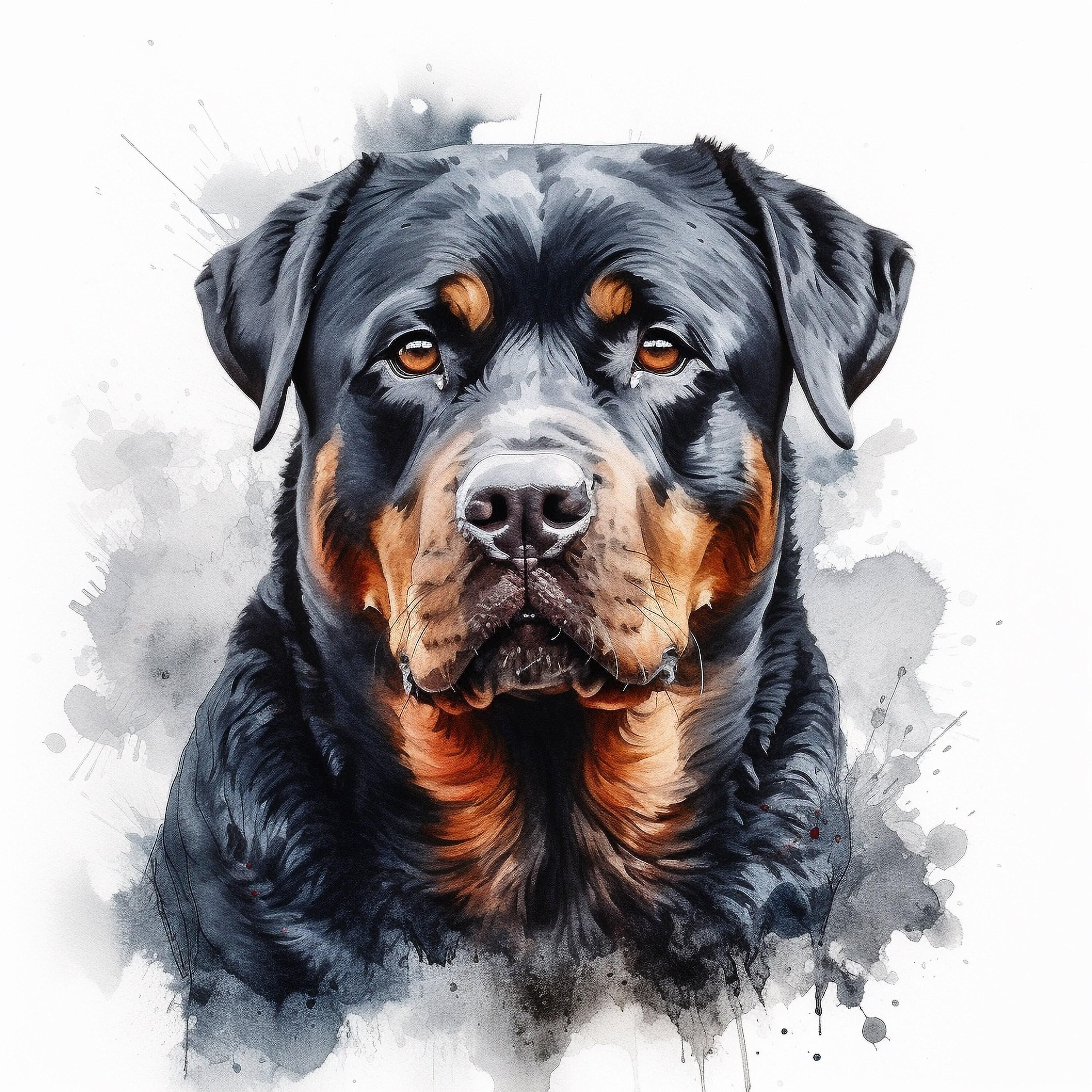 Autocollant Style Rottweiler Pour Voiture Ou Moto – Déco Fidèle Et Résistante