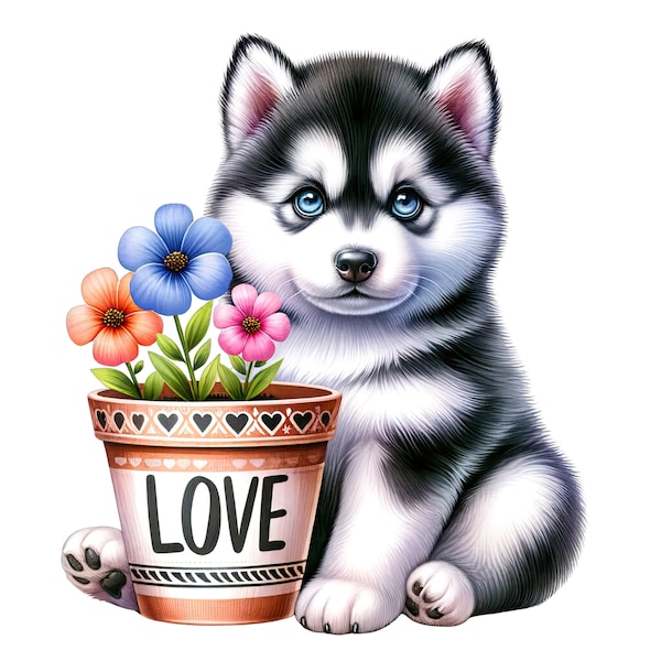 Siberian Husky Auto Aufkleber Hunde Sticker