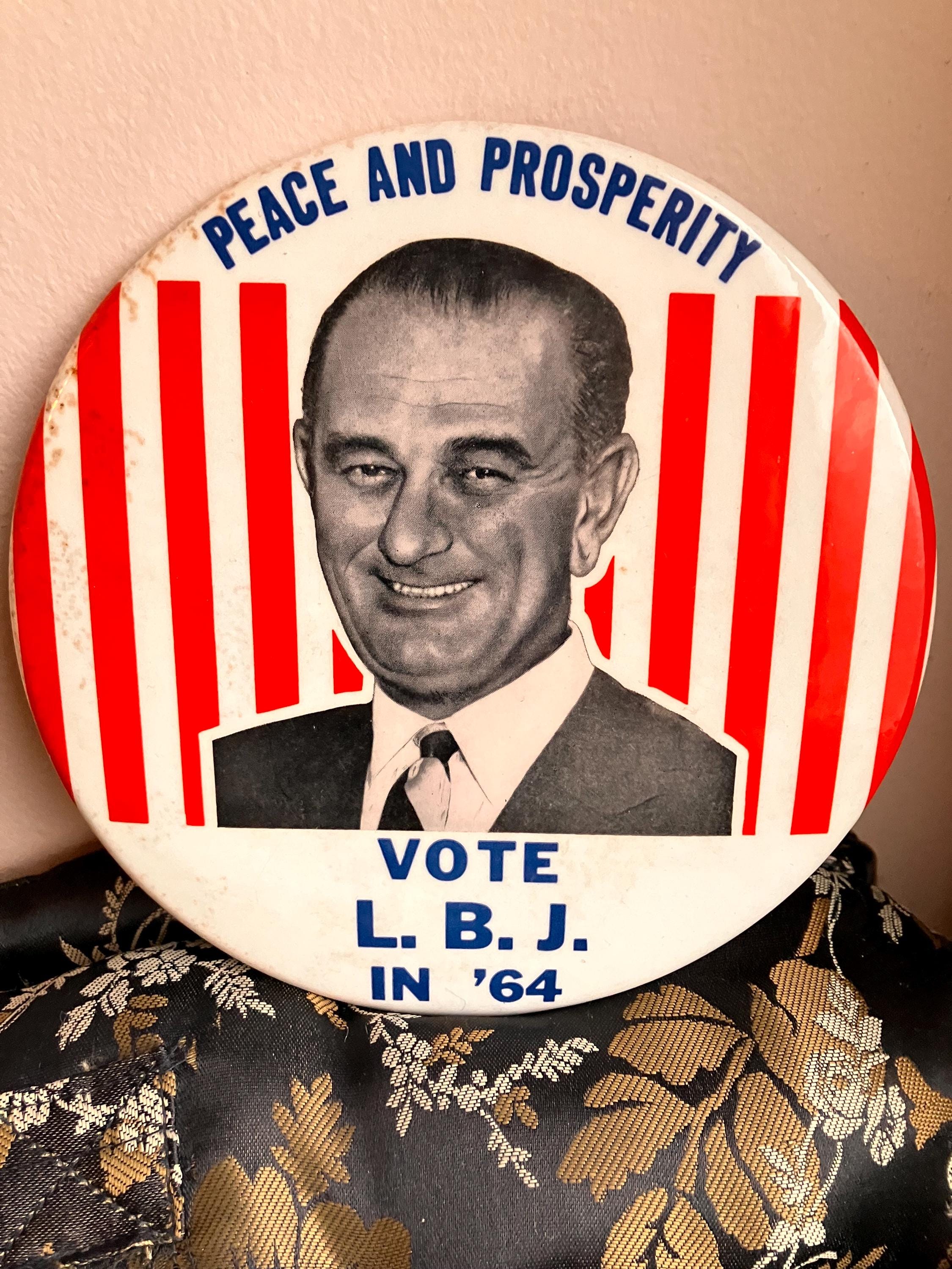 Lyndon Johnson Pin - Etsy