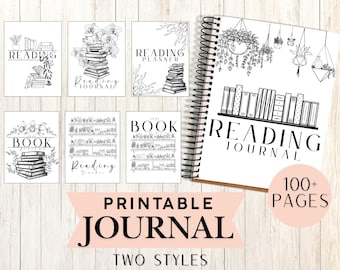 Reading Planner Printable, Reading Journal PDF, Book Reading Journal, Monthly Reading Log, Book Shelf Tracker, Instant Digital Download 2026
