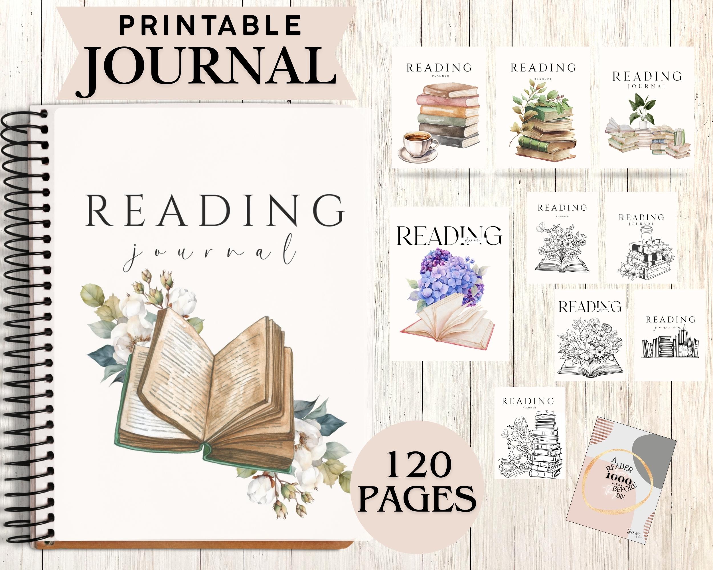 Reading Planner Printable, Reading Journal PDF, Book Reading Journal, Monthly Reading Log, Book Shelf Tracker, Instant Digital Download 2026