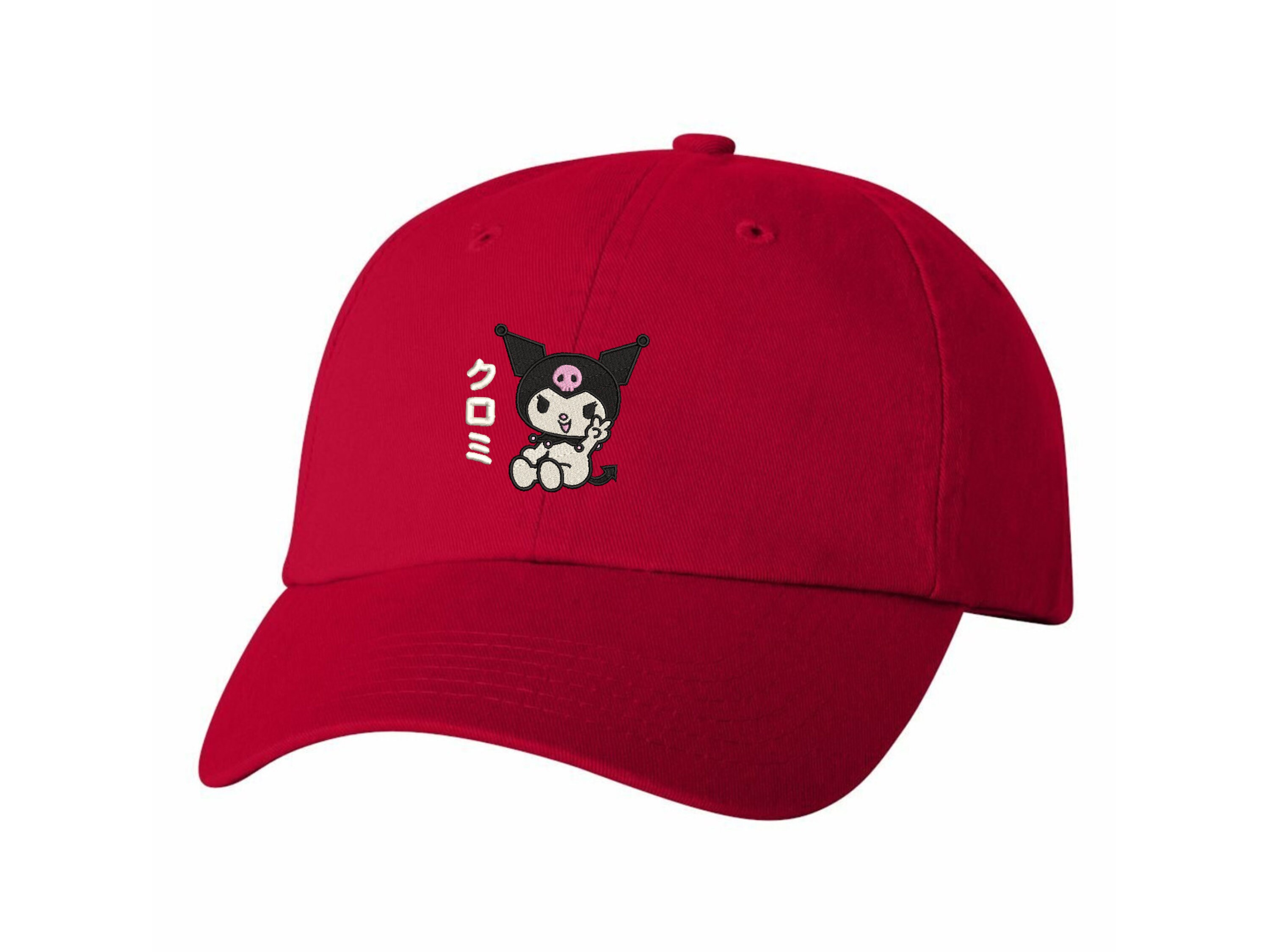 Cute Kuromi Embroidered Baseball Hat, Kuromi Sanrio Character