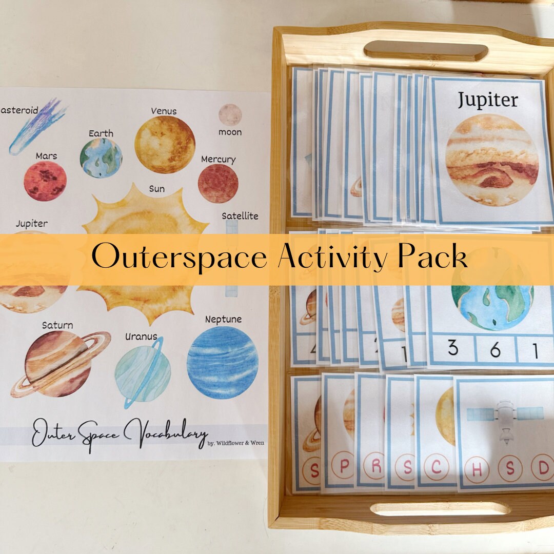 Outer Space Activity Pack for Preschool - Etsy