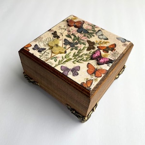 Butterfly Jewelry Box Vintage - Etsy