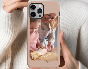 Custom Photo Phone Case, Nana Grandkids Picture, Personalized Grandma Gift