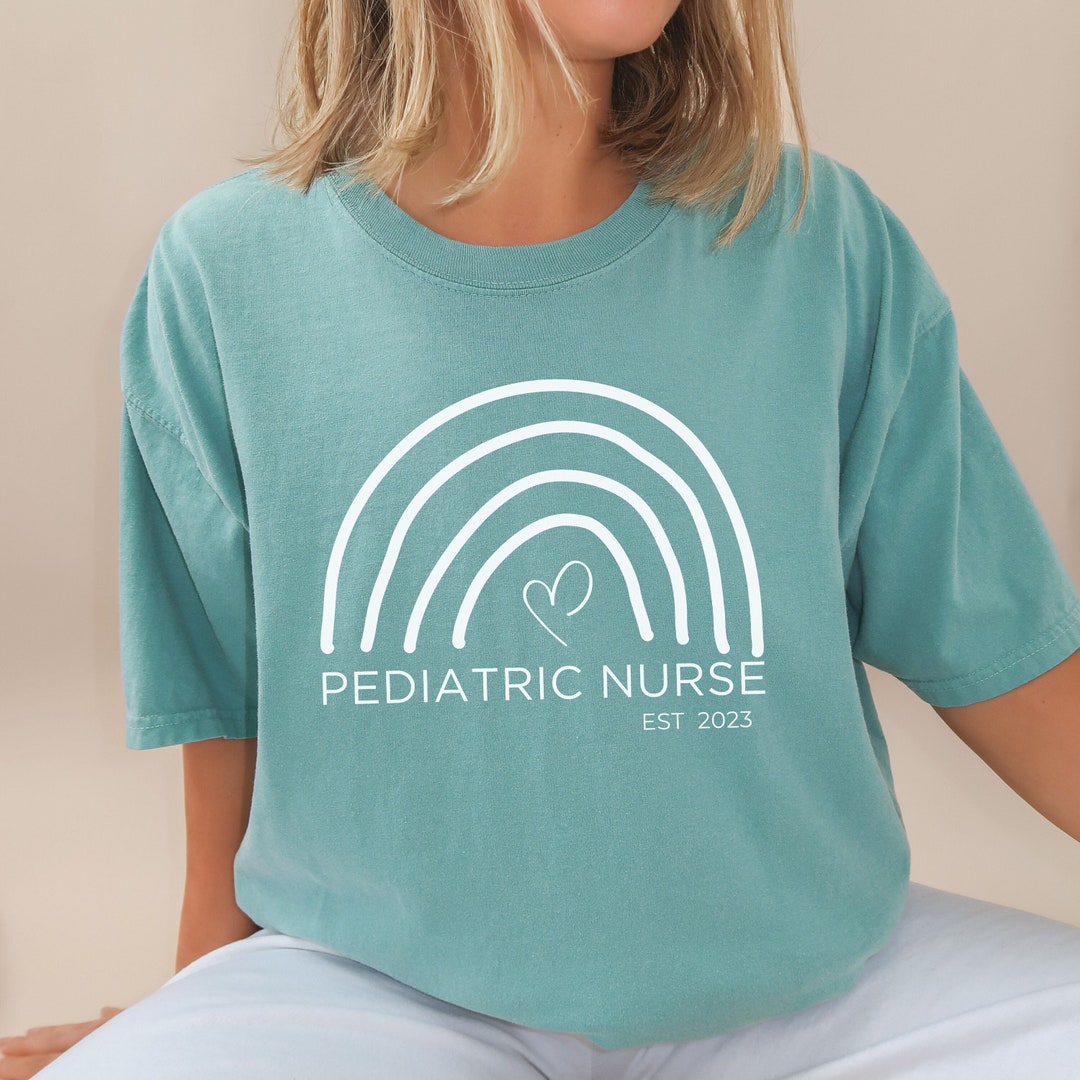Pediatric Nurse EST Date Shirt, Personalized Nurse EST Date Tshirt, Pediatrics Nurse