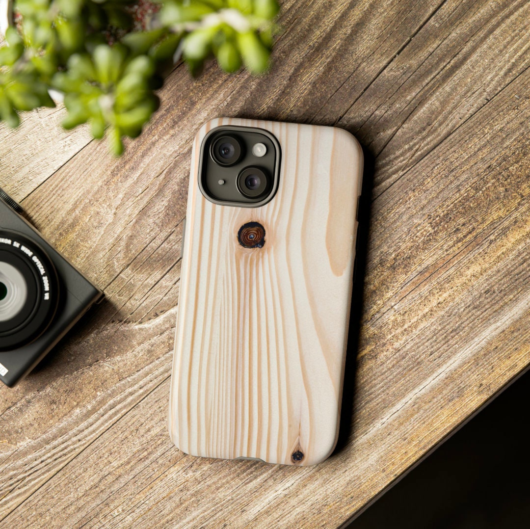 Wood Grain Tough Phone Case