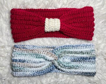 Crochet Ear Warmer • Handmade Cozy Accessory • Holiday & Winter Headband