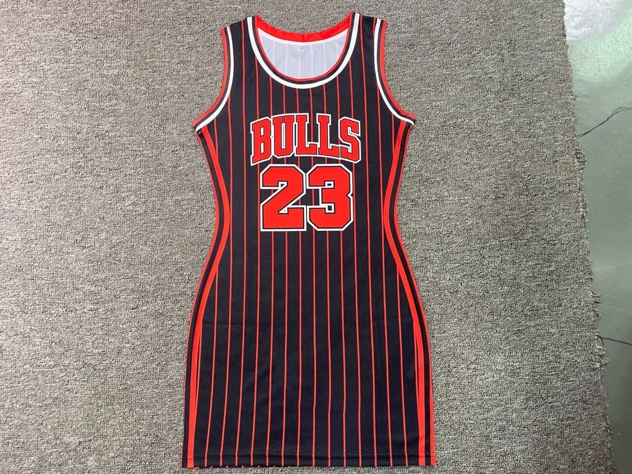 Dresses, New 23 Chicago Bulls Blue Red White Sequin Dress