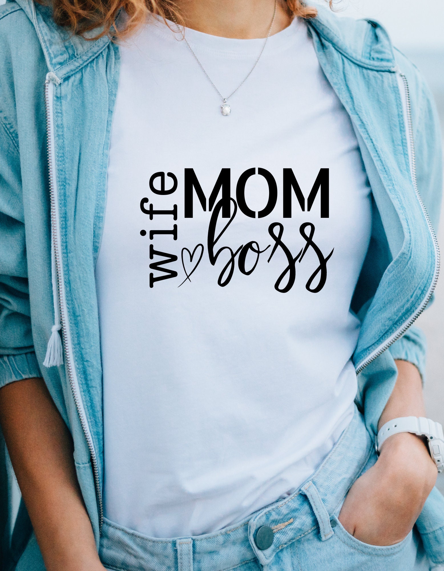 Mom Wife Boss SVG and PNG Digital Download - Etsy