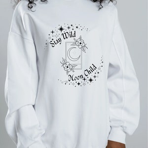 Stay Wild Moon Child SVG and PNG digital download