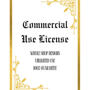 Whole Shop Commercial Use License, digital download