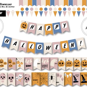 Printable Happy Halloween Banner