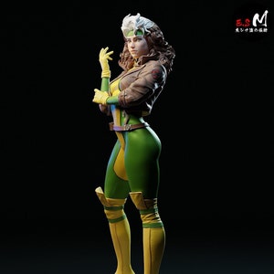Rogue - X-Men collectible statue 3d printed figure premium format 1/6 scale