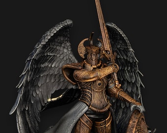 Figurine de chevalier de l'Épreuve - Elden Ring, statue de collection fan art imprimée en résine 3D, peinte/non peinte