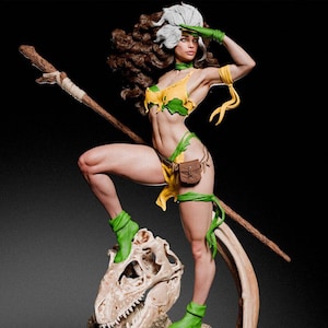 Rogue figure - Savage Land X-Men collectible gift statue painted premium format