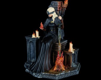 Figura de la Guardiana del Fuego de Dark Souls: Estatua coleccionable impresa en 3D y pintada a mano.
