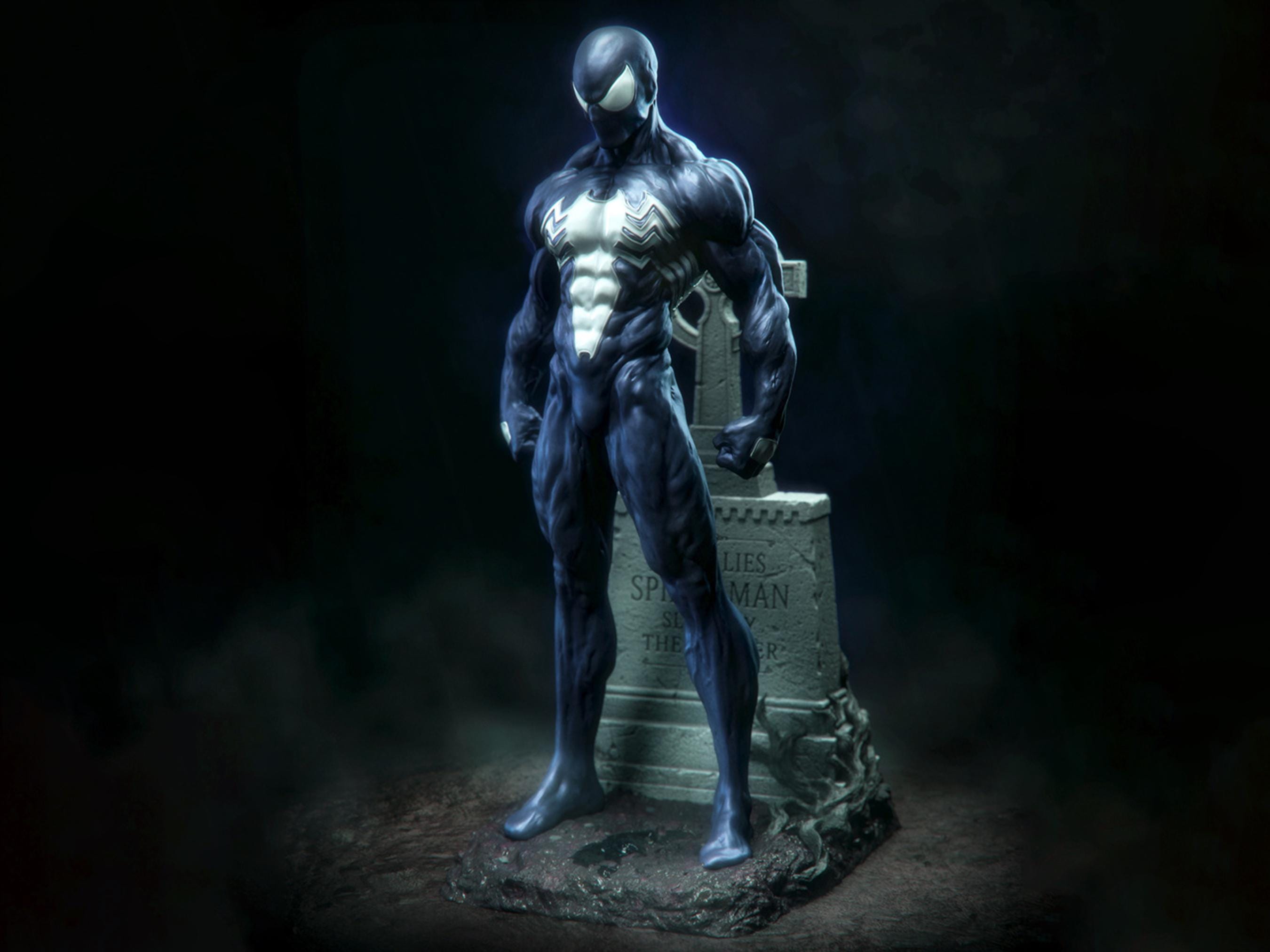 Spiderman Symbiote Figure - Etsy