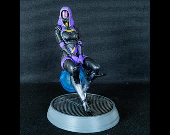 Tali’Zorah figure – Mass Effect 3D printed fan art painted collectible gamer gift