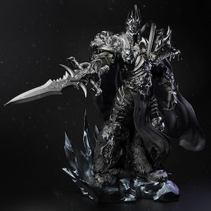 Lich King figure - world of warcraft collectible painted gift statue