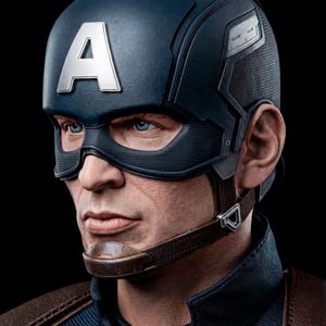 Captain America Figure – Shield Hero Statue, Hand Painted or Unpainted Kit winter soldier image 7