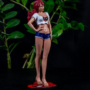 Mary Jane Watson Figur - Spider-Man Sammler Statue Bemaltes Geschenk Bild 5