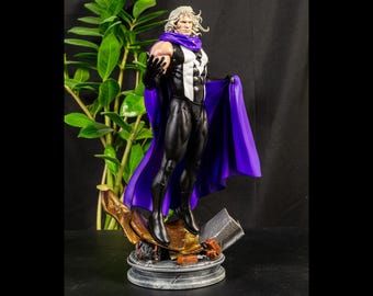 Figura de Magneto – Estatua de resina pintada a mano, artículo de colección de arte para fans de los cómics.