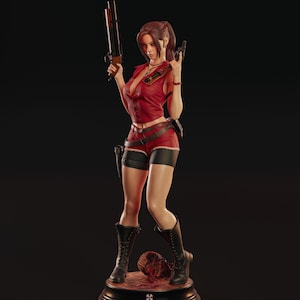 Handbemalte Claire Redfield Resin Statue - Resident Evil Sammlerstück