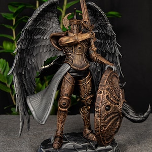 Crucible Knight figure – Elden Ring 3D printed painted fan art collectible gift statue