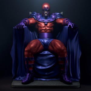 magneto figure - x-men fan art painted collectible statue gift premium 3d printed resin sculpture