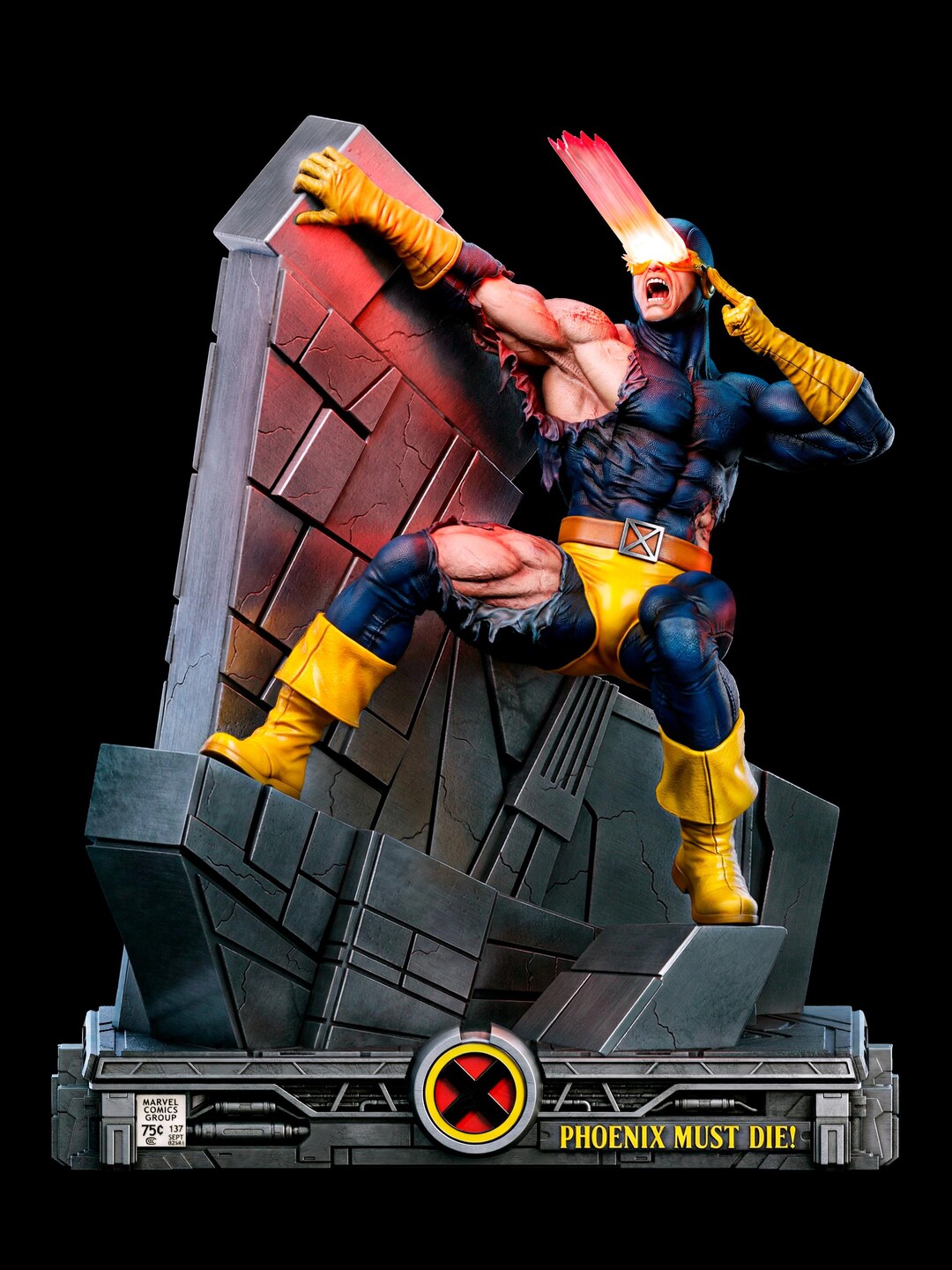 Cyclopsus Cyclops Fan Art Figure 3d Printed Collectible Statue Hand Painted - Etsy