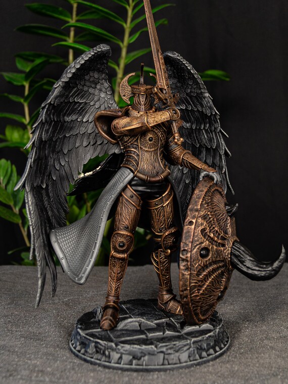Crucible Knight figure – Elden Ring 3D printed painted fan art collectible gift statue