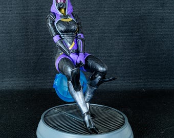 Tali’Zorah figure – Mass Effect 3D printed fan art painted collectible gamer gift