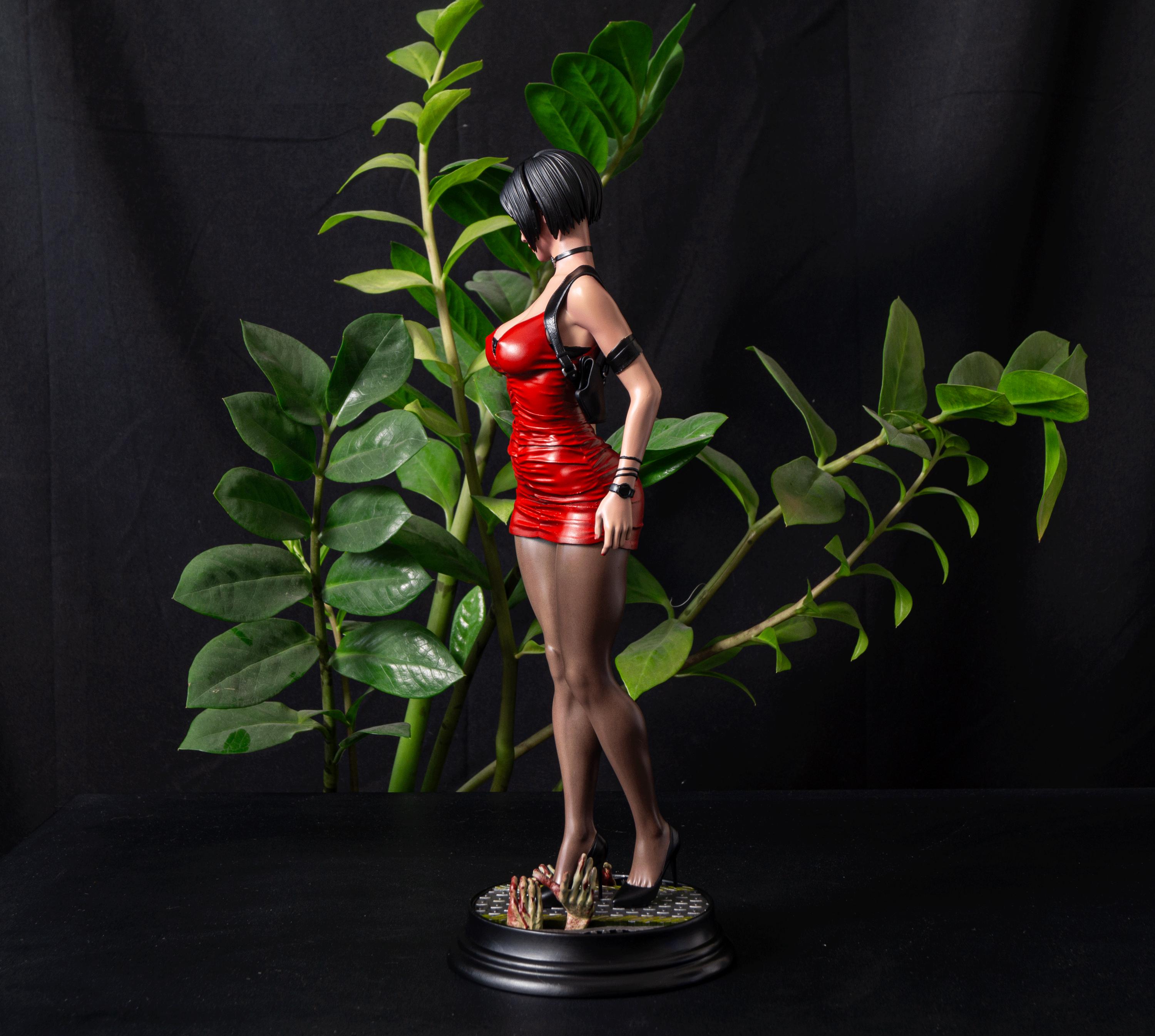 Ada Wong Figure 3d Printed Hand Painted Resident Evil Fan Art Statue - Etsy