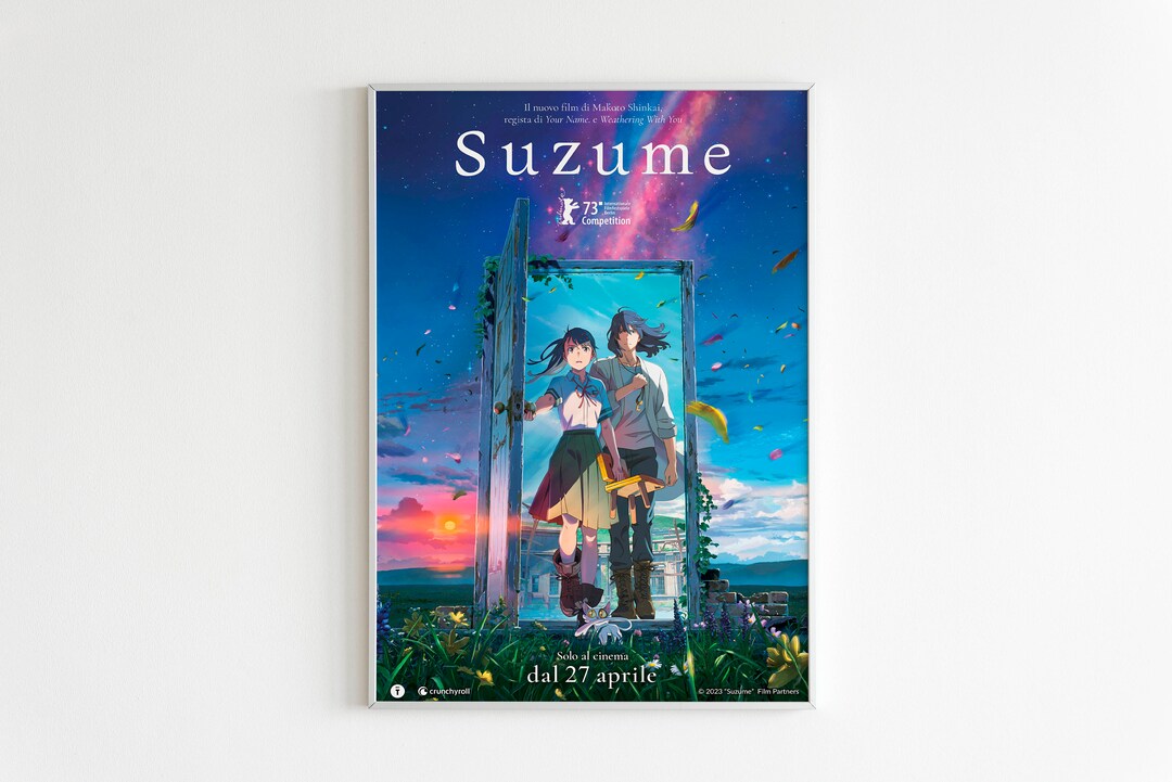 Suzume Movie Poster Suzume Film Posters Wall Art Film Print - Etsy